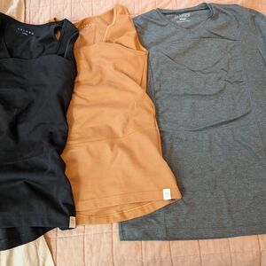 Lalabu Women's Tank Top/ Shirt bundle- Black, Tan, Gray